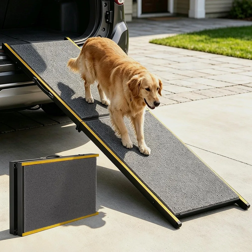 Dog Ramp for Car 75”L x 20”W Extra Long Pet Ramp for Large Dogs