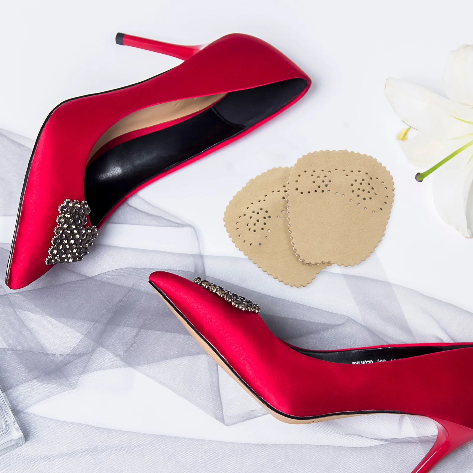 

3Pairs Foot Pads Nonslip Front Foot Mats Cushion for High Heel Shoes Forefoot Support Pads Non Slip Shoe Stickers