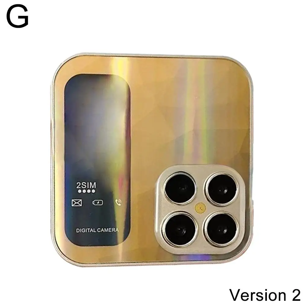 2G I18pro 2,4 "clamshell Telefon Senior Citizens Faltbare Dual SIM Dual Flash Speed Dial Taste Mini Handy für Älteste L2O0