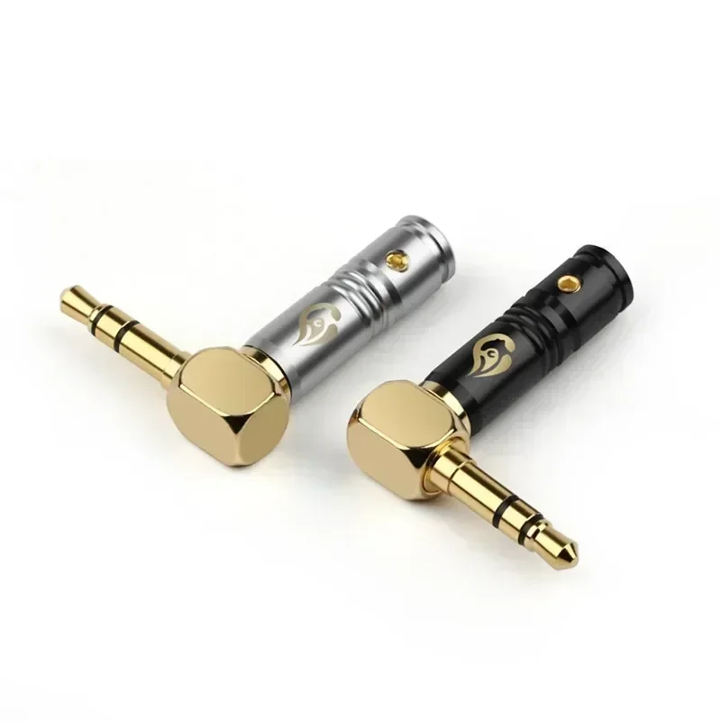 Audio Jacks 3.5mm 1/8 3 Pole 3.5 Connector 90 Degree Consumer Electronics Headphone Plug Speaker Terminal Right Angle Stereo