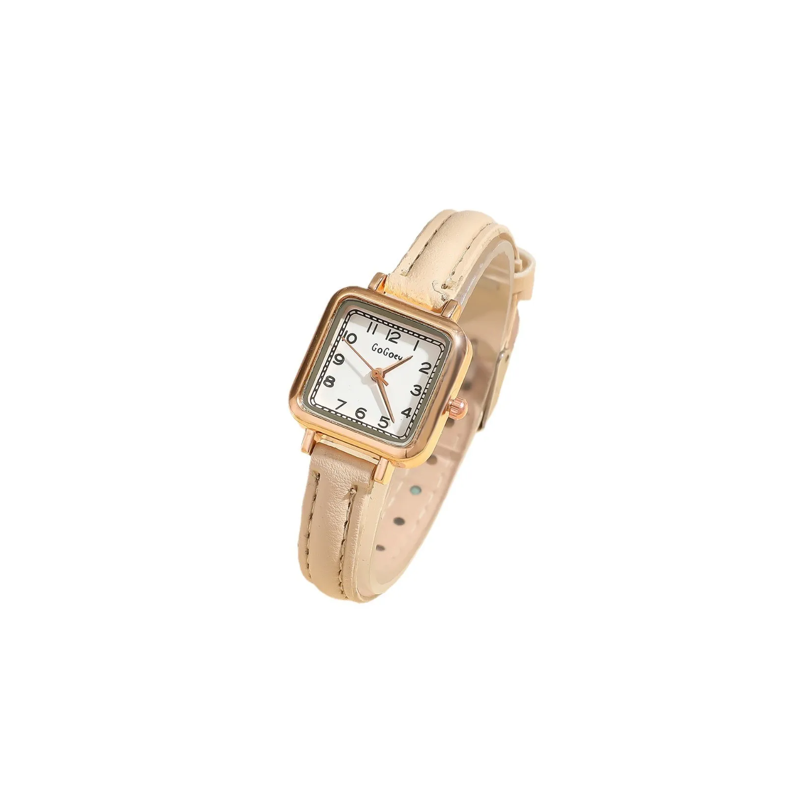 Delicate small square watch women Korean version simple belt watch small square dial quartz watch