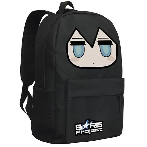 Anime Black Rock Shooter BRS Print Backpack Kawaii Bags Large Capacity Bas High Quality School Bag for boys and Girls  Daily Use