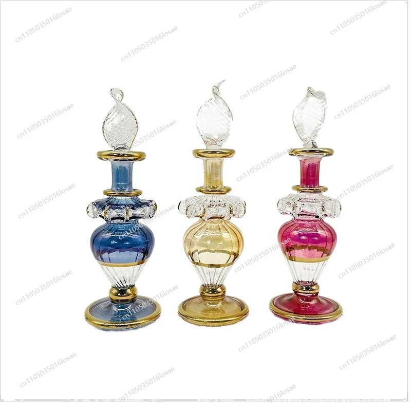 Small 7cm Essential Oil Bottle Glass Perfume Bottle Unique Decor Travel Gift