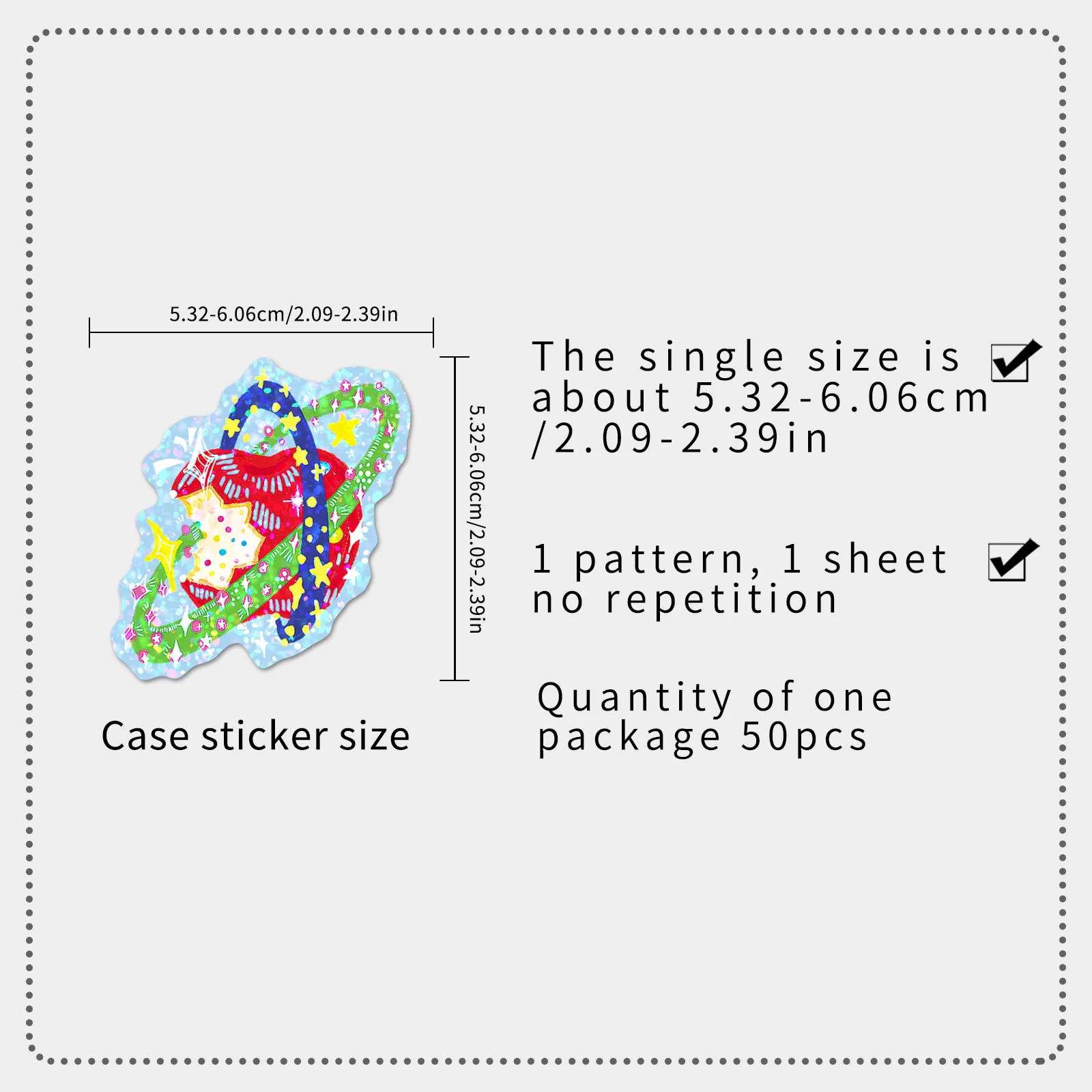50/100PCS Energy Apple Sticker Flash Film Laser Color Cool Original Creative Waterproof Decorative Phone Computer Sticker
