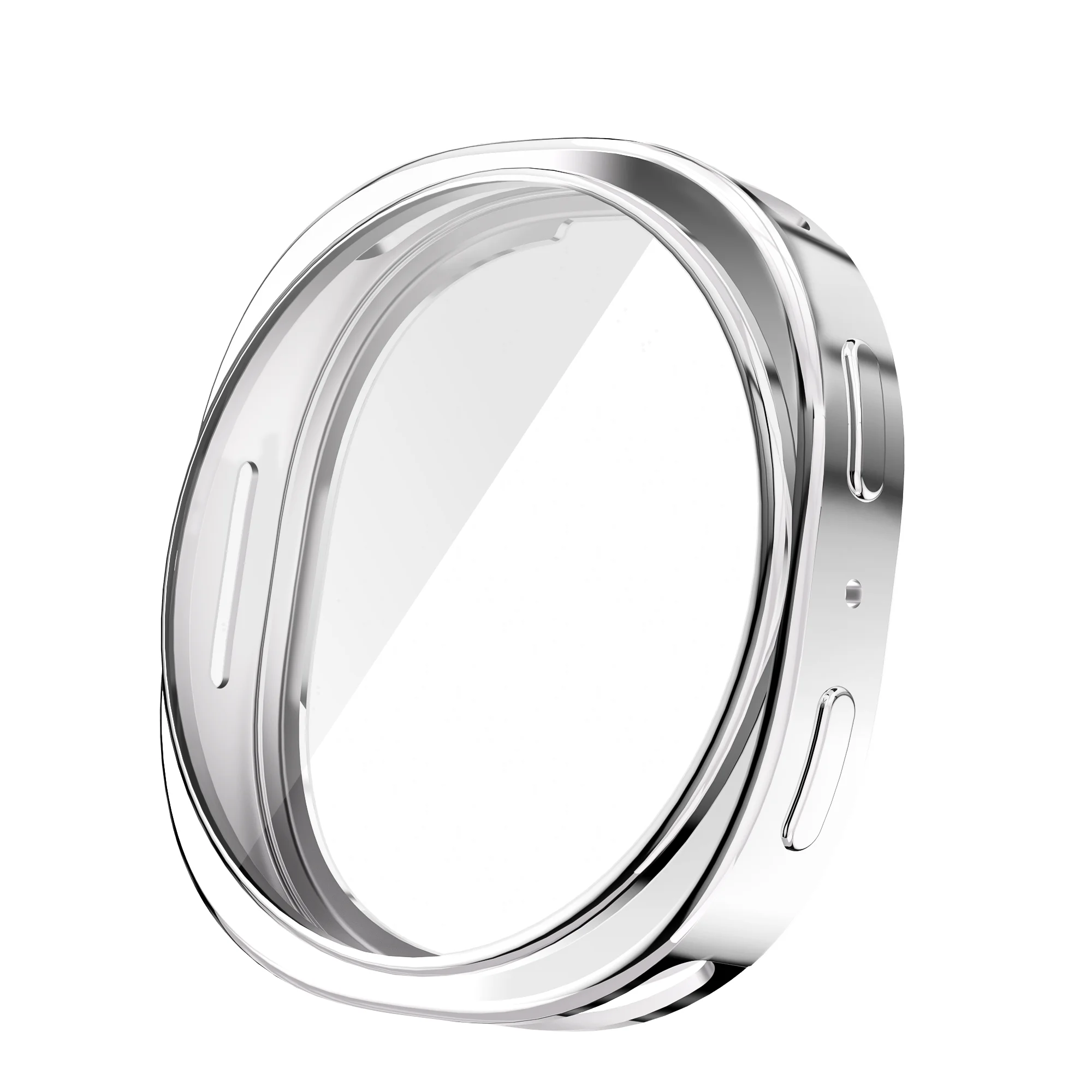 TPU Screen Protector for Samsung Galaxy Watch 8,Anti-Scratch Protector Shockproof Cover Shiny Bumper for Watch 8 40mm/44mm