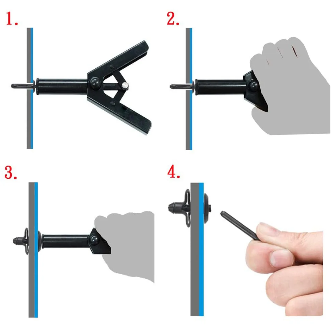 Plastic Core Pulling Rivet Gun, Quick Installation Rivet Machine, Plastic Rivet Puller, Polyethylene Riveting Tool