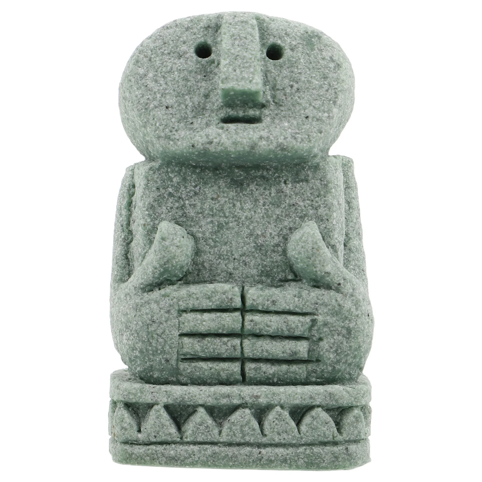 

Miniature Stone Face Sculpture Primitive Tribal For Zen Outdoor Patio Desk Decor Asian Garden Statue Mini Garden Ornament