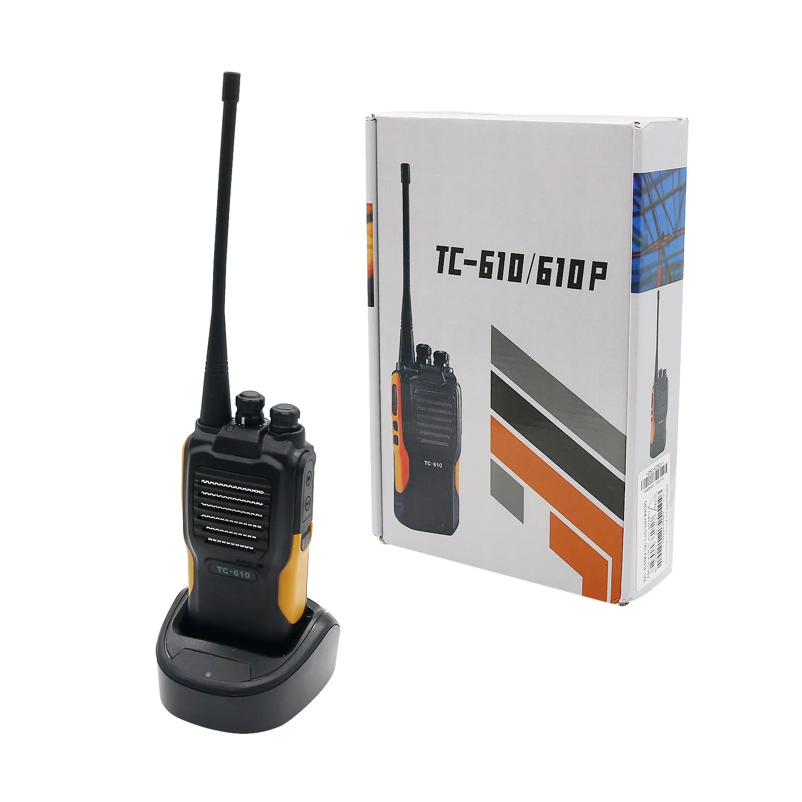 Przenośne radio dwukierunkowe TC-610 5W Walkie Talkie IP66 Ręczny transceiver VHF UHF z baterią litową 16CH 5-10KM Komunikacja