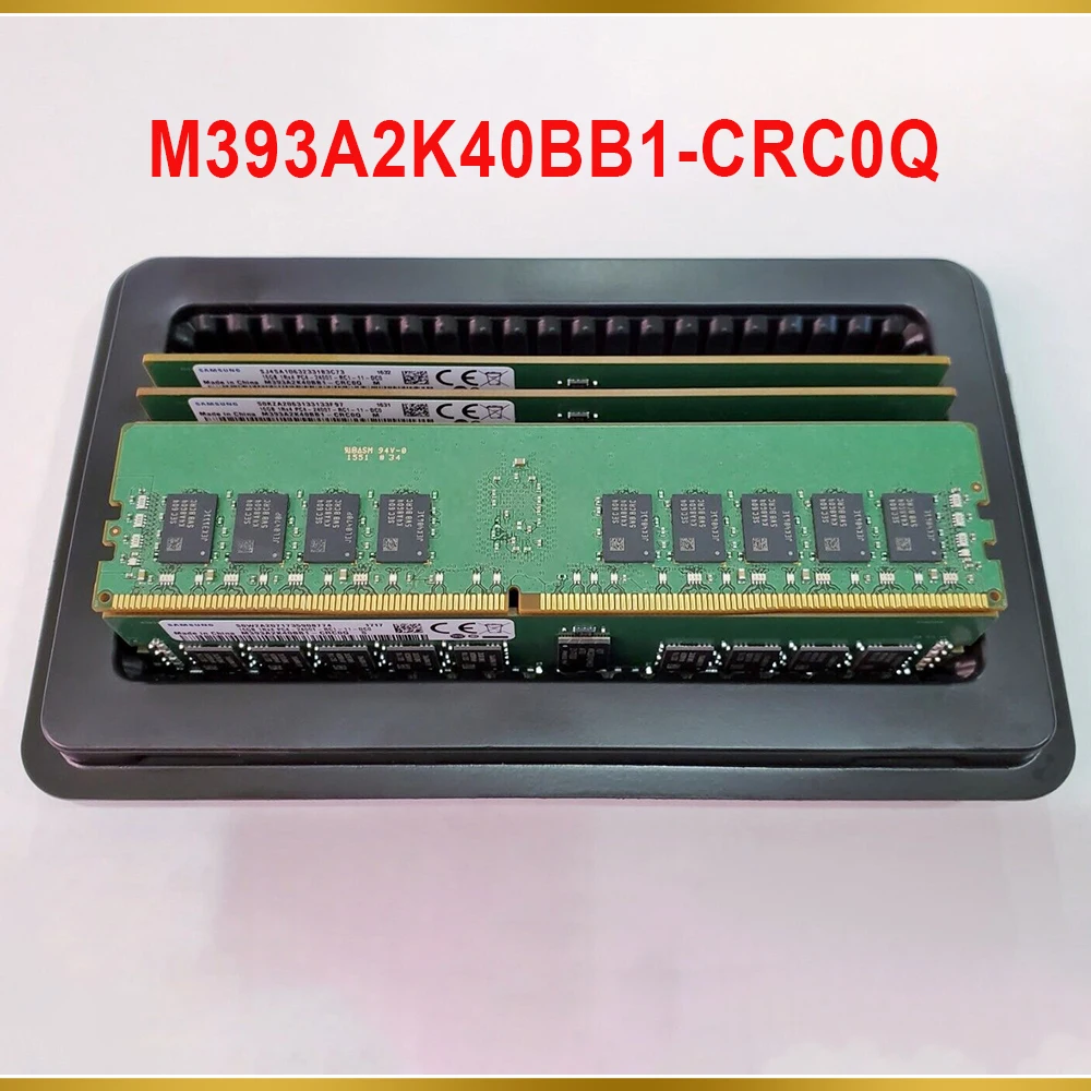 

1 PCS M393A2K40BB1-CRC0Q RAM 16GB 16G 1RX4 DDR4 2400 PC4-2400T ECC REG For Samsung Server Memory