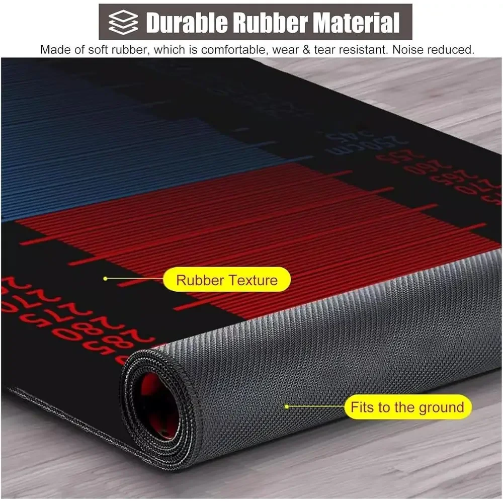 11.5ft x 3ft Long Jump Mat for Standing Jump Training - Indoor Gym Exercise Pad view 5