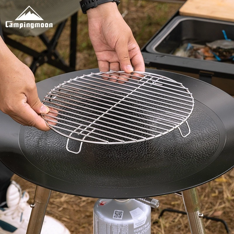 CAMPINGMOON W27 Rak Panggang B - Camping Cooking Plate ulasan dan harga