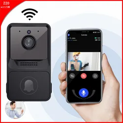 Smart WIFI Doorbell Smart Home Wireless Phone Door Bell Camera Security Video Voice Intercom Infrared Smart Video Doorbell Z20