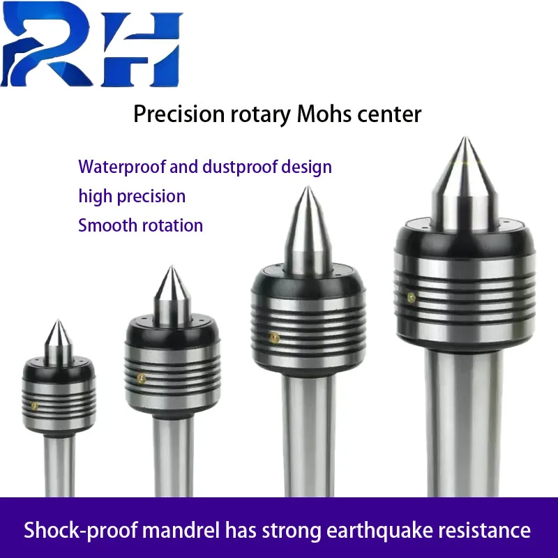 

Morse Top Center MT2 MT3 MT4 MT5 CNC Lathe Tailstock Rotary Thimble Precision Heavy-Duty Biconical Slender Alloy Tip
