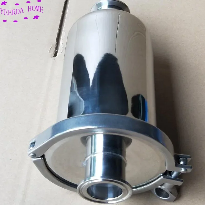 جهاز تنفس معقم SS304 مرشح الأنابيب الصحية الطويق OD 50.5 مللي متر فلتر الهواء ثلاثي المشبك مصفاة PPT عنصر مرشح 5 "/10" #2