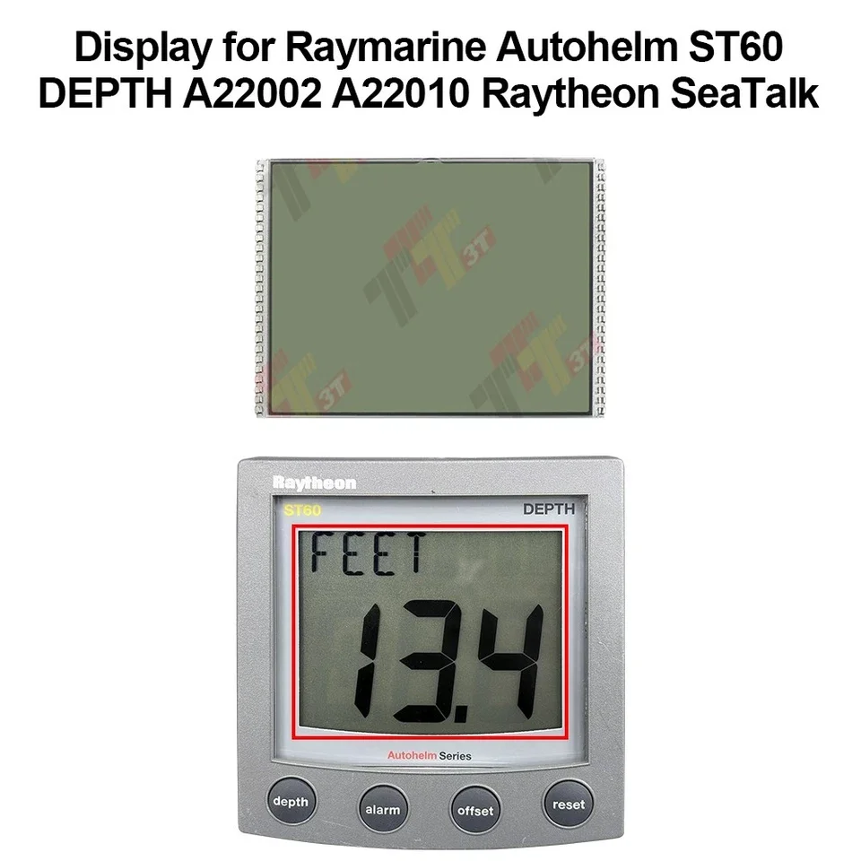 Display for Raymarine Autohelm ST60 ST60+ DEPTH A22002 A22010 Raytheon SeaTalk