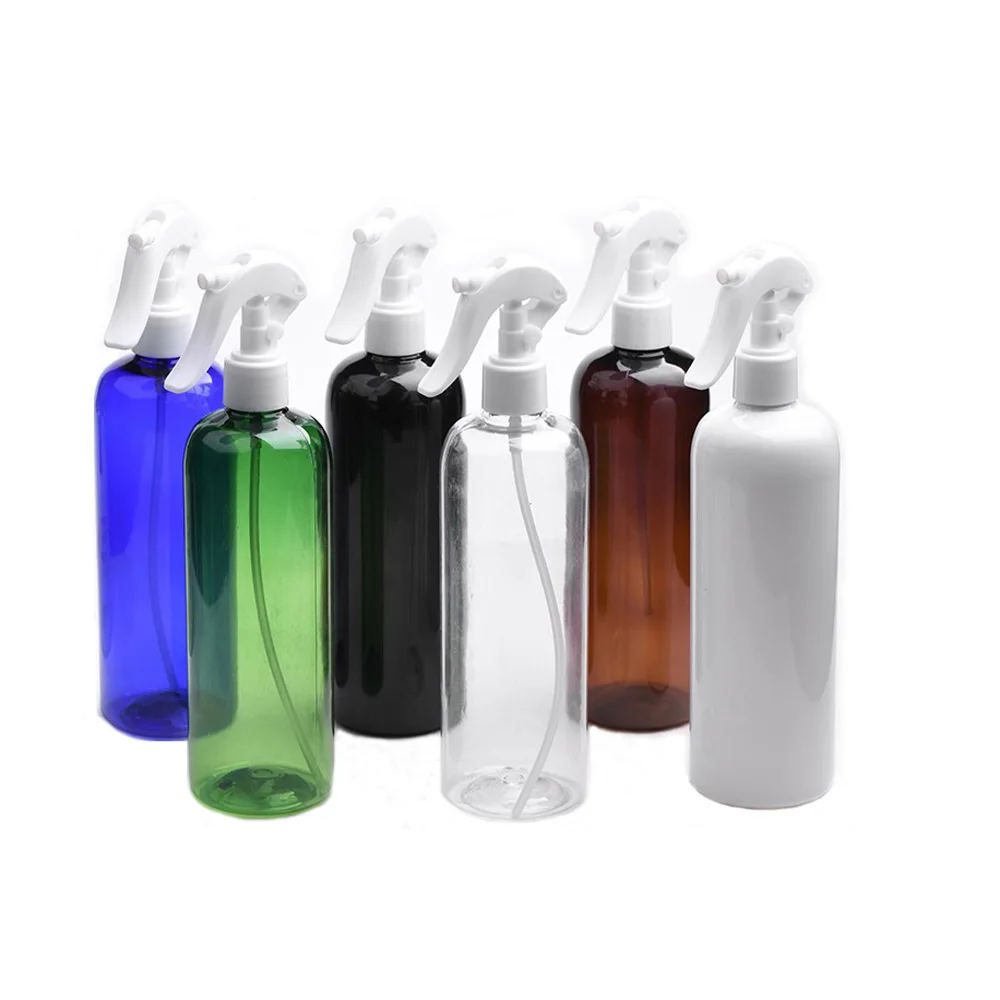 Pulvérisateur en plastique bleu de 200ml, bouteille de pulvérisation d'eau et arrosoir en plastique avec déclencheur blanc