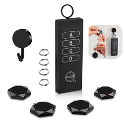Wireless Tracker Key Finder Pet Kids Wallet Tracker Smart Finder AntiLost Device With 164ft Remote Control 4 Receivers