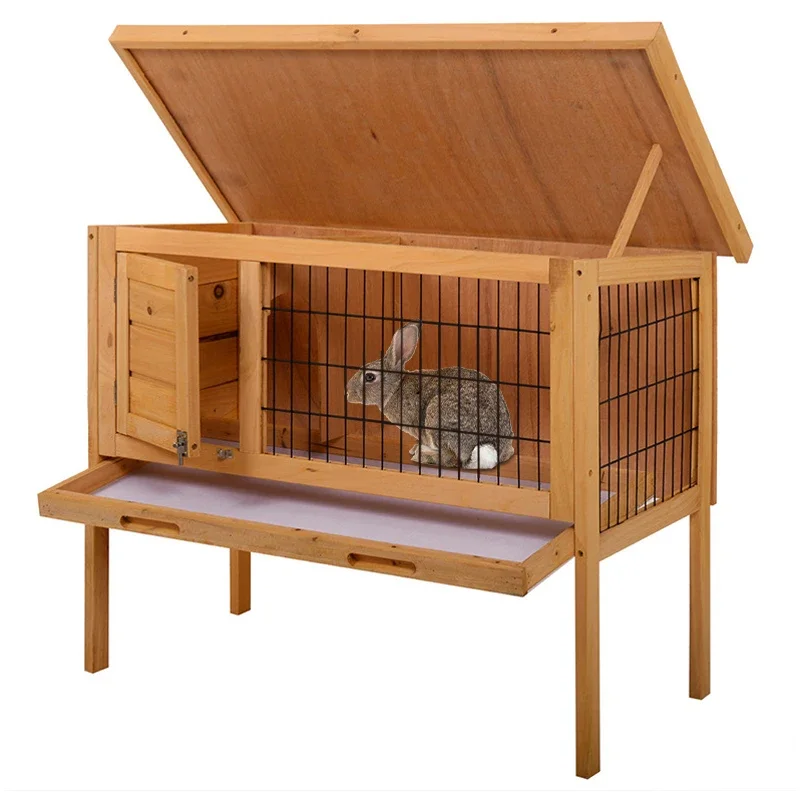 Clear feces luxury double-layer pet cage pigeon villa rabbit house bird rabbit house chicken cage