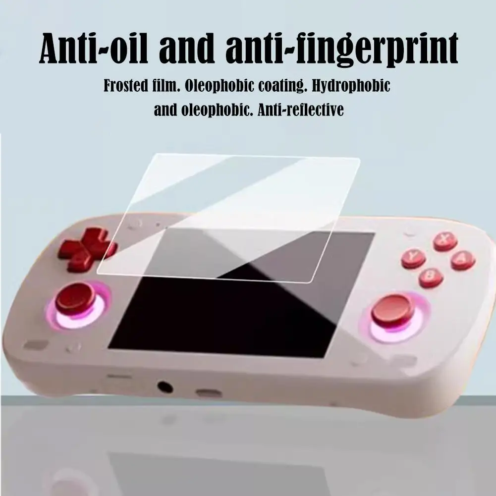 2Pcs Soft Protective Film for Retroid Pocket Mini Handheld Game Console 3.7" HD Display Screen Protector Scratch Resistant