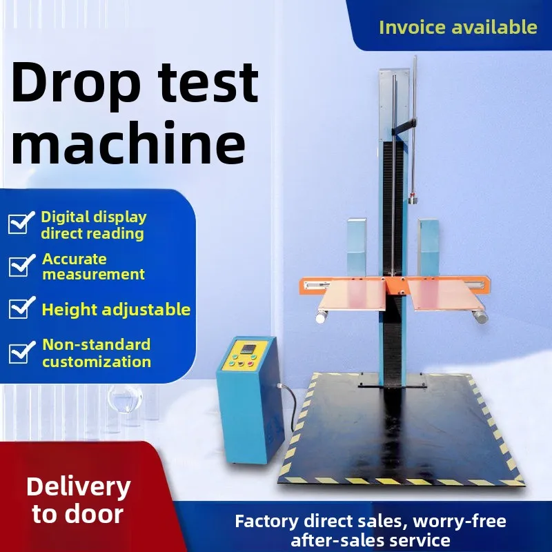 Carton free fall off the table packaging parts drop impact strength tester