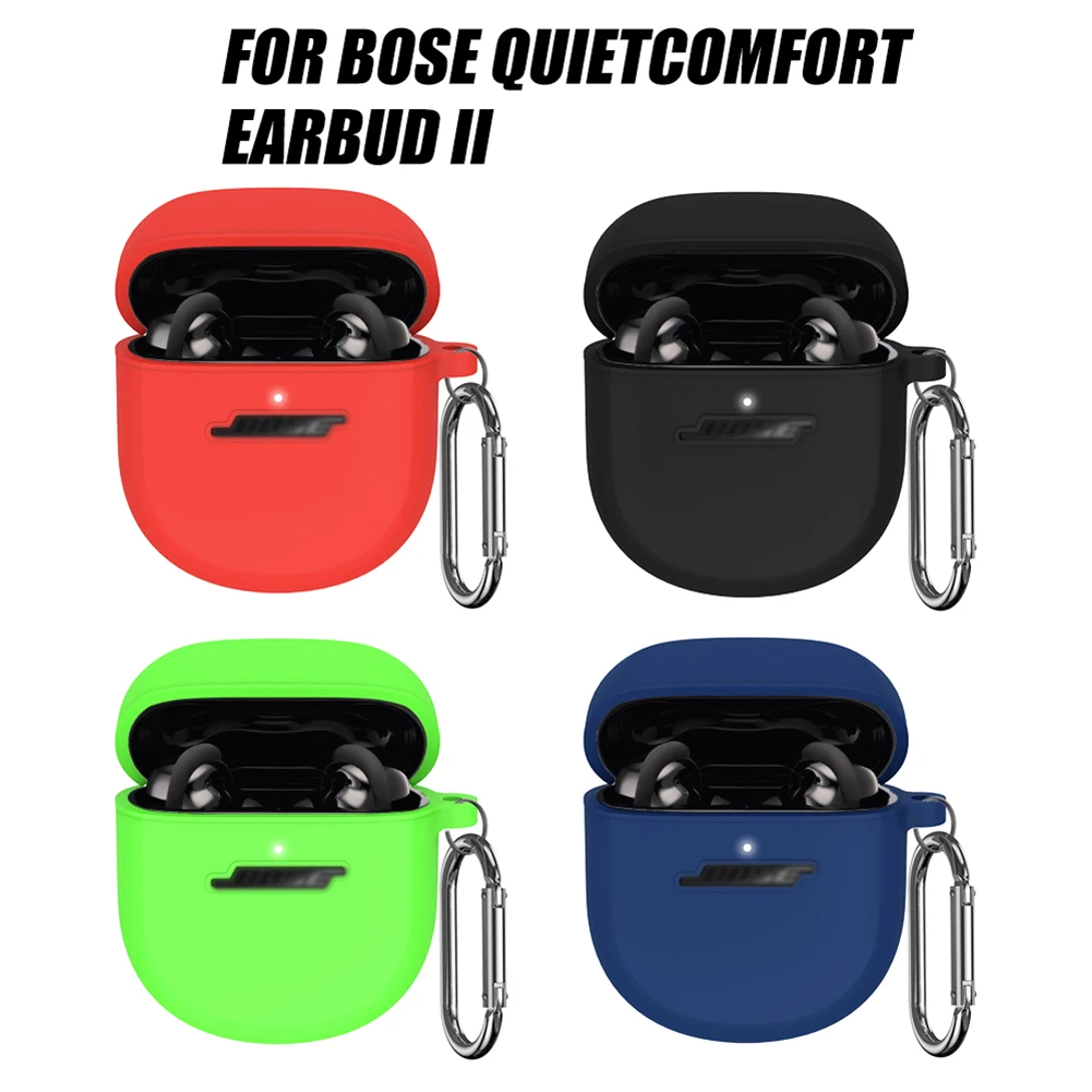 غطاء من السيليكون ل Bose QuietComfort سماعات الأذن II بلوتوث حقيبة سماعة الاذن غطاء سماعة حامي ل Bose QuietComfort سماعات الأذن II