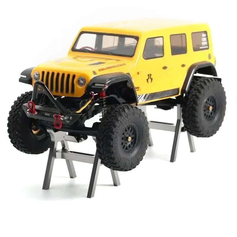 

1/18 1/24 RC Car Metal Display Stand Metal Jack Repair Tool for TRX4-M AX24 Fcx24 SCX24 C10 Deadbolt JLU B-17 Gladiator