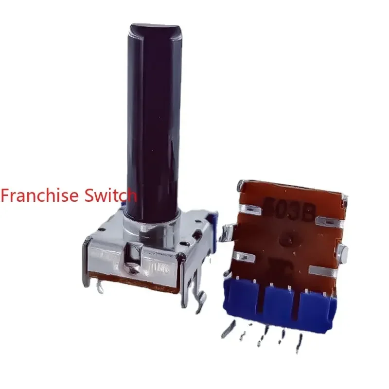 5PCSRK12 Rotary Potentiometer Double B50K6 Pin 23.5 Half Shaft