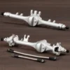 陽極酸化ストレートアクスル,アルミニウムf10t,CNC機械加工,オールインクルーシブアセンブリ,クリアブラック,フェニックス,f10t,scx10 ii VS4-10用 4