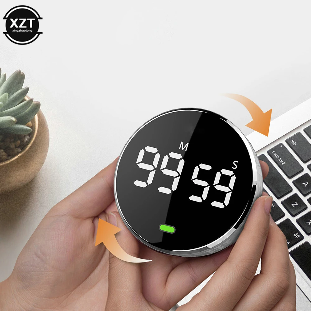 Digital Smart Timer Kitchen Magnetic Electronic Cooking Shower Study Stopwatch Manual Countdown Alarm Clock