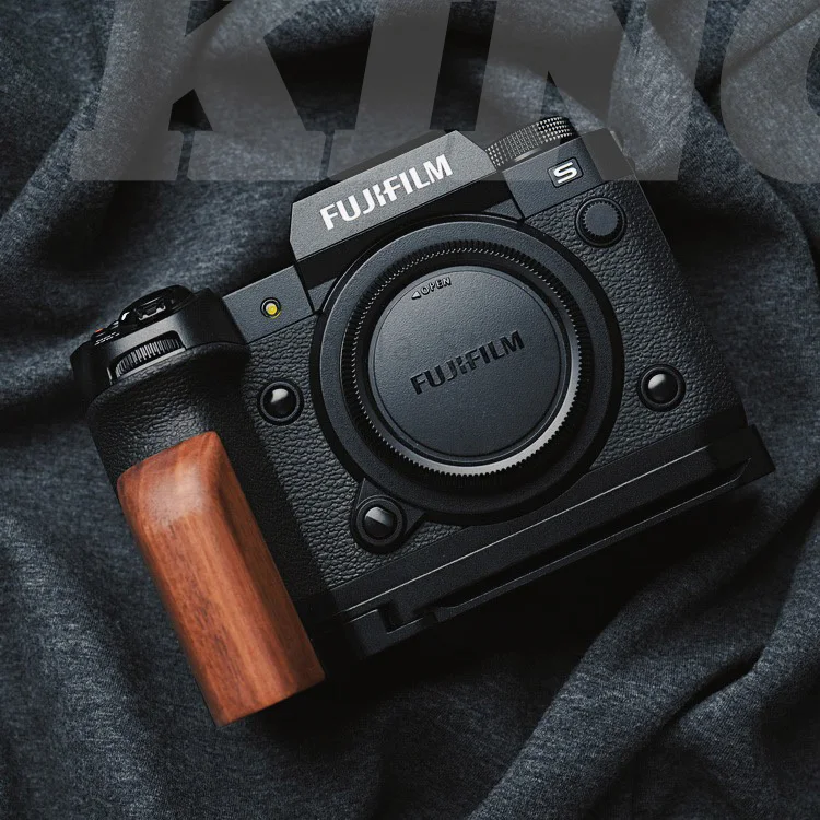 Drewno L typ wspornik statywu antypoślizgowa głowica kulowa płyta szybkiego uwalniania uchwyt podstawy do aparatu Fujifilm X-H2s XH2 arca-swiss RRS