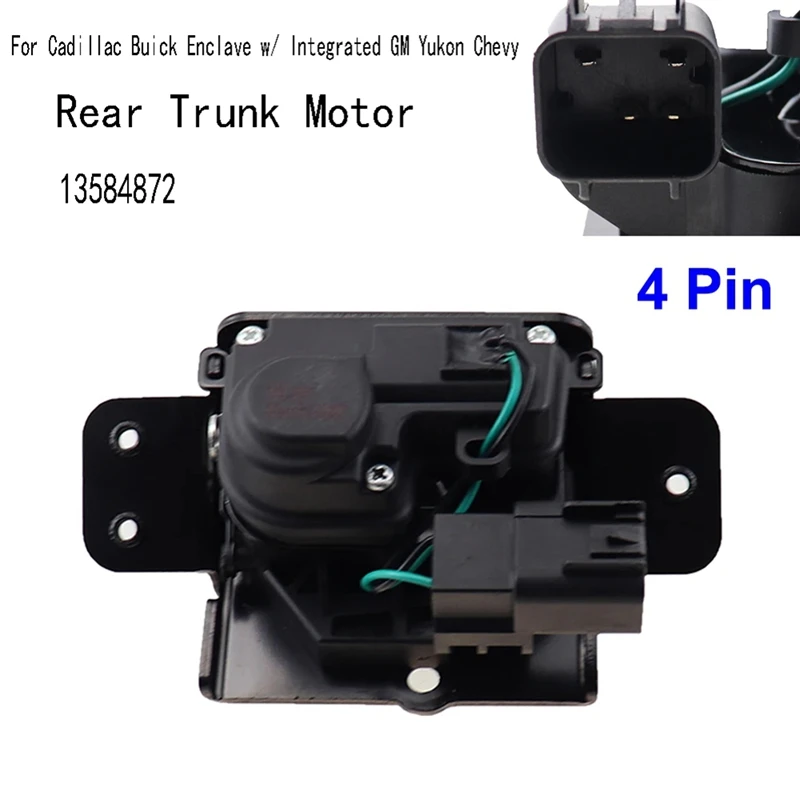 Tail Gate Latch Door Lock Actuator For Cadillac Buick Enclave W/ Integrated GM Yukon Chevy Rear Trunk Motor 13584872