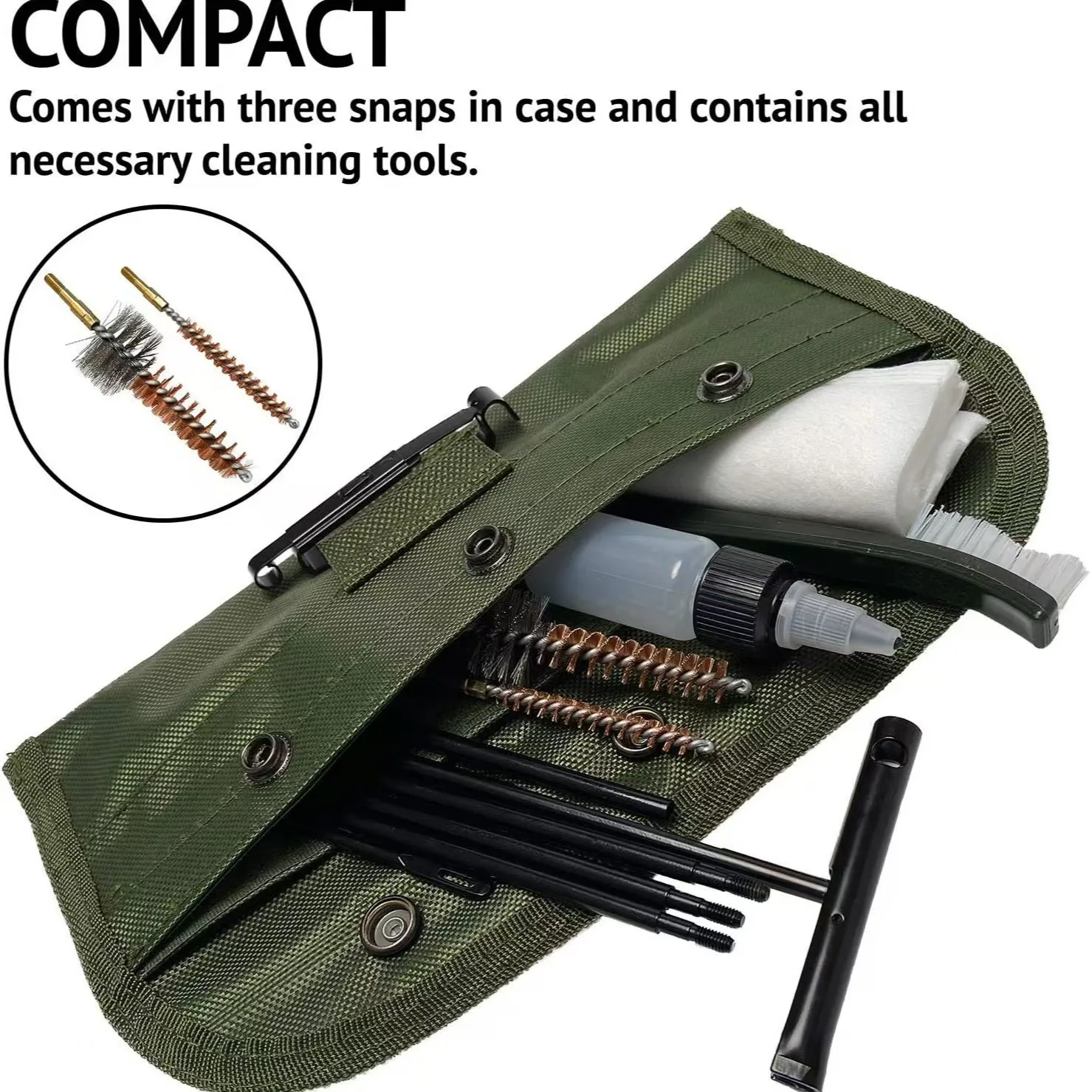 

Tube Brush Cleaning Kit Brush. 22cal 5.56 Accessories For Hunting Pistol Airsoft AR15 AR10 Glock G17 19 22 23 34 43x 1911 M4 M16
