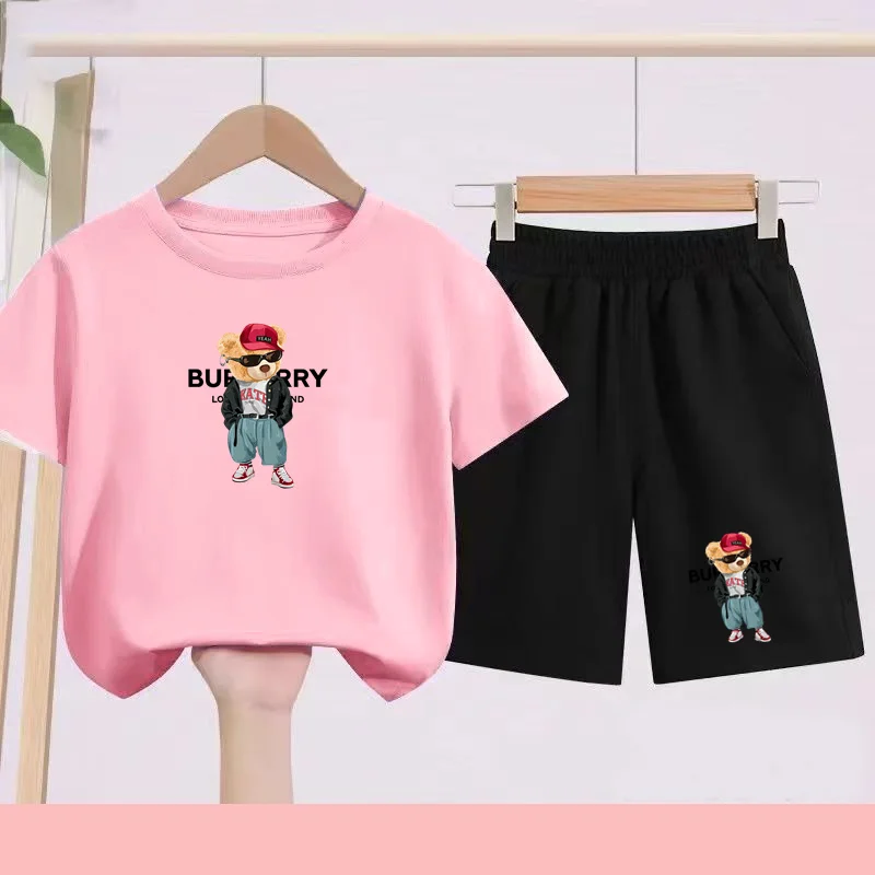 

Spring and Autumn Mbappe Printed Children's Hoodie Set Sweatshirt Pants 2-piece Sportswear Set for Boys and Girls Kids Clothes