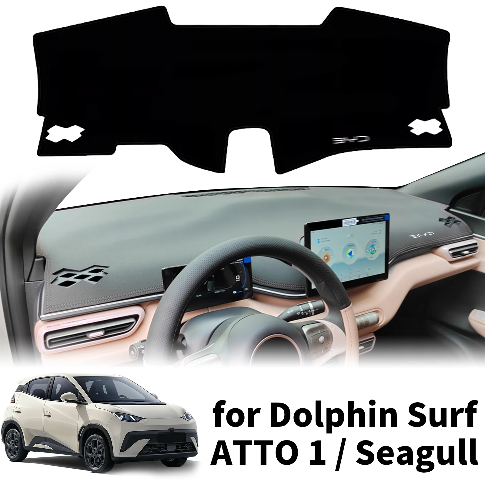 

fit for BYD Seagull ATTO 1 Dolphin Surf 2025 2026 Car Accessories DashMat Sunshade Dashmat Dashboard Cover Pad Protective Carpet