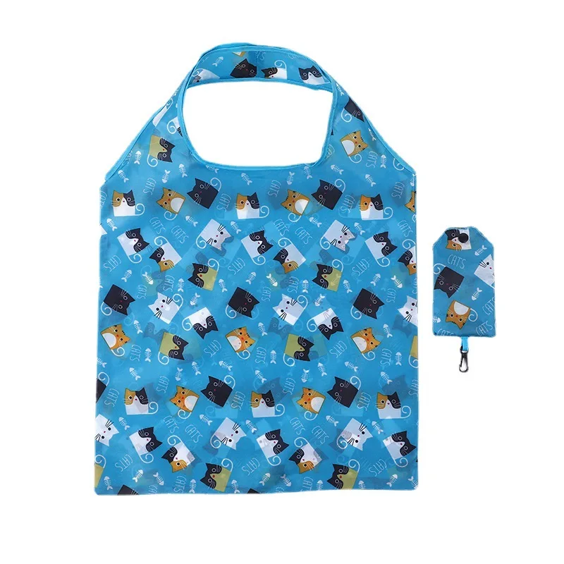 Large Shopping Bag Reusable Eco Bag Grocery Package Beach Toy Storage Bags Shoulder Shopping Pouch Foldable Tote Pouch Package