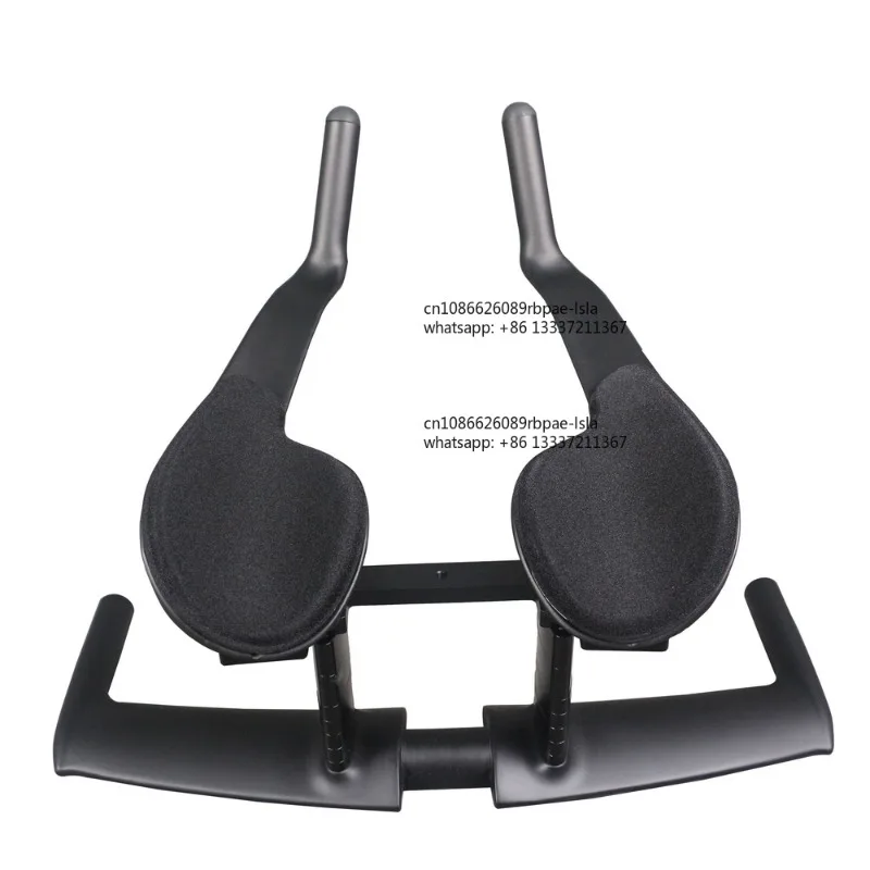 Carbon Fiber Triathlon Time Trial Bike Handlebar TT106 With 10 Degree 15 Degree Coupling 420mm Width TT Bar