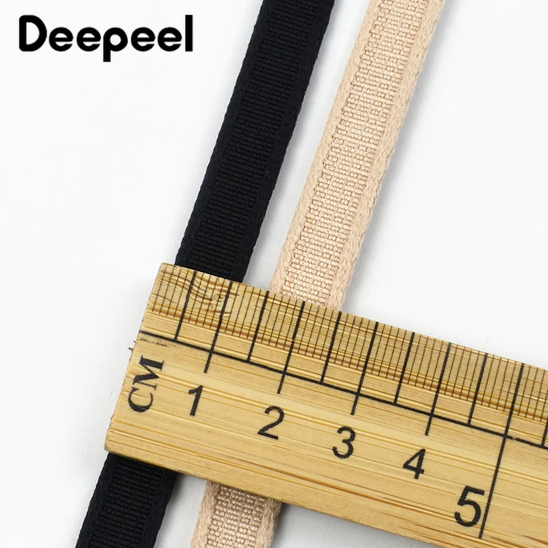 2/5/10/20M Deepeel 10mm Nylon Webbing Tubular Ribbon Bands for Underwear Bra Underwire Channeling Tape DIY Sewing Accessories view 3