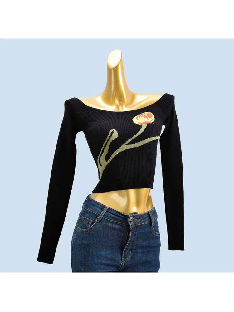 

Корейский модный вязаный свитер с длинными рукавами для женщин: новый, уникальный, очень красивый, для осеннего сезона