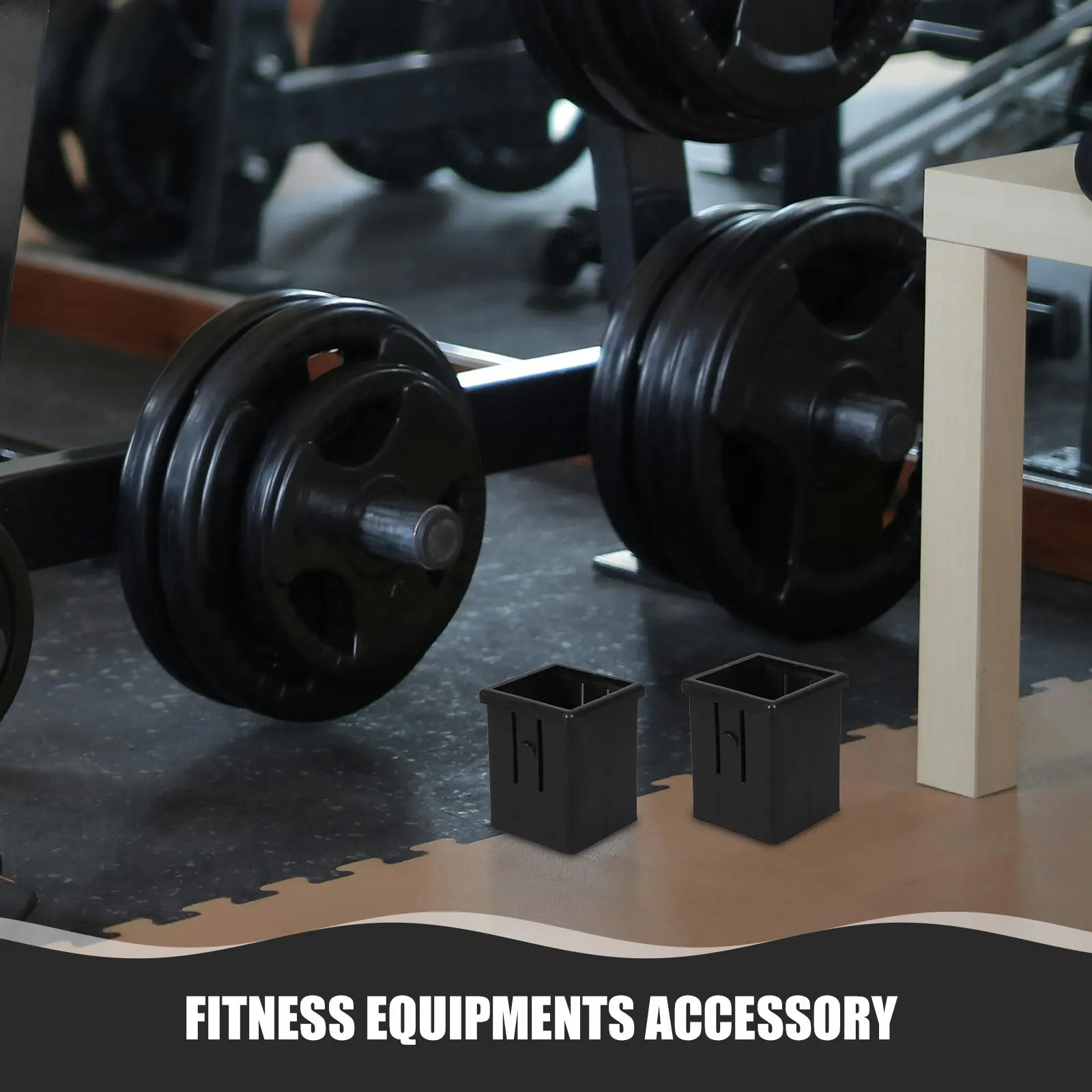 4Pcs Hollow Tube Sleeve Insert Converter Square Tube Edge 50Mm to 40Mm Tubing Sleeve Fitness Equipment Replacement Parts