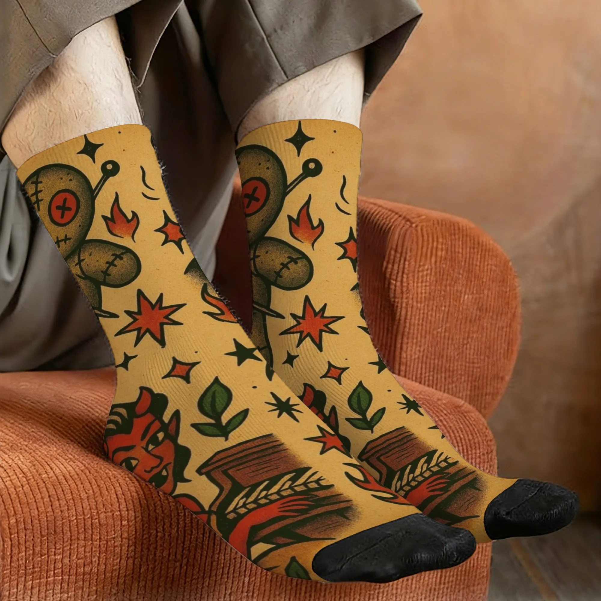Vintage Tattoo Dark Crew Socks - огляд і ціна Vintage Collectible Dolls