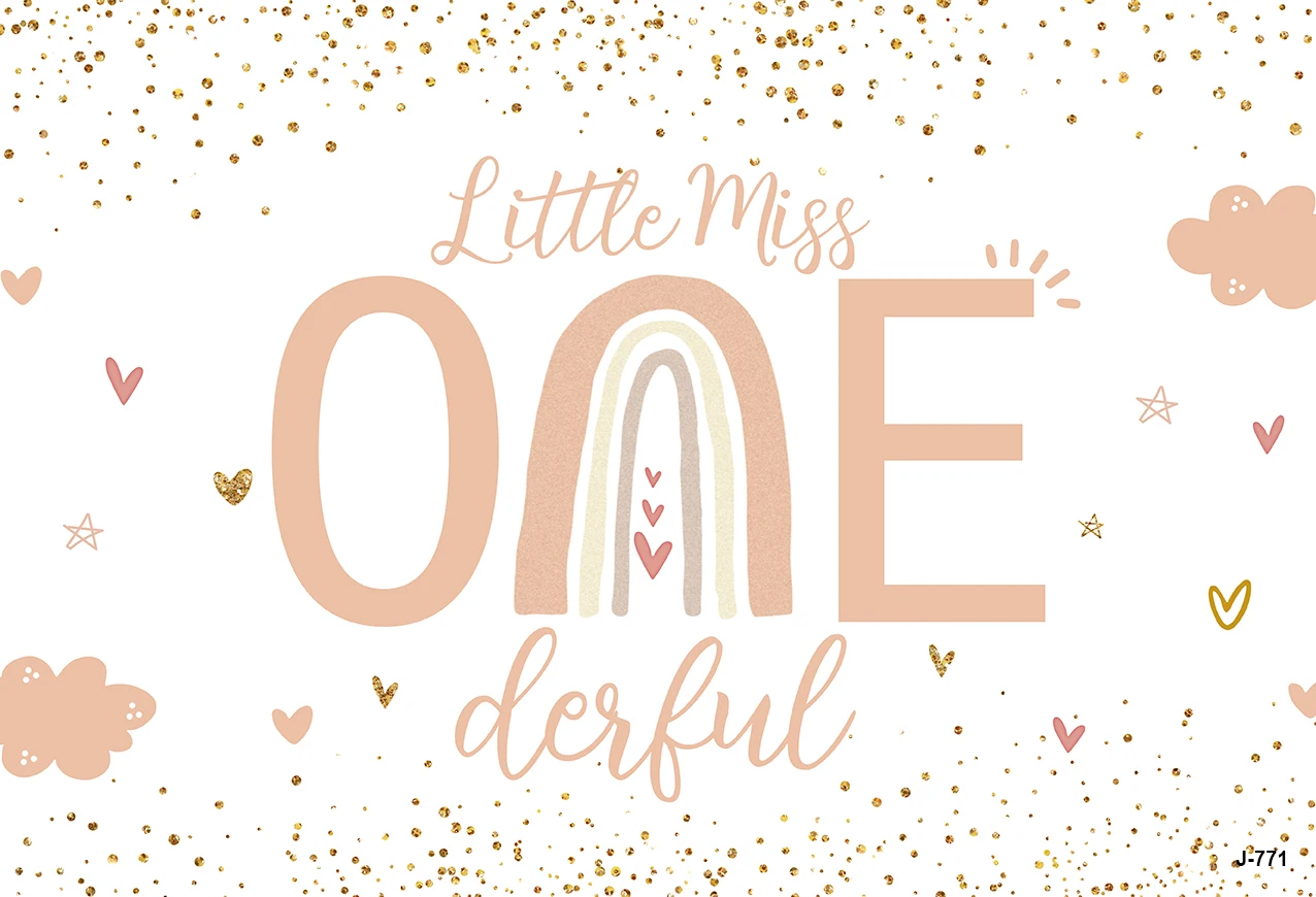 ฉากหลังแบบโบฮีเมียนสำหรับวันเกิด1st ของเด็กทารกดอกไม้สายรุ้งสดใสเด็กหญิงเด็กชายผีเสื้องานเลี้ยงวันเกิด