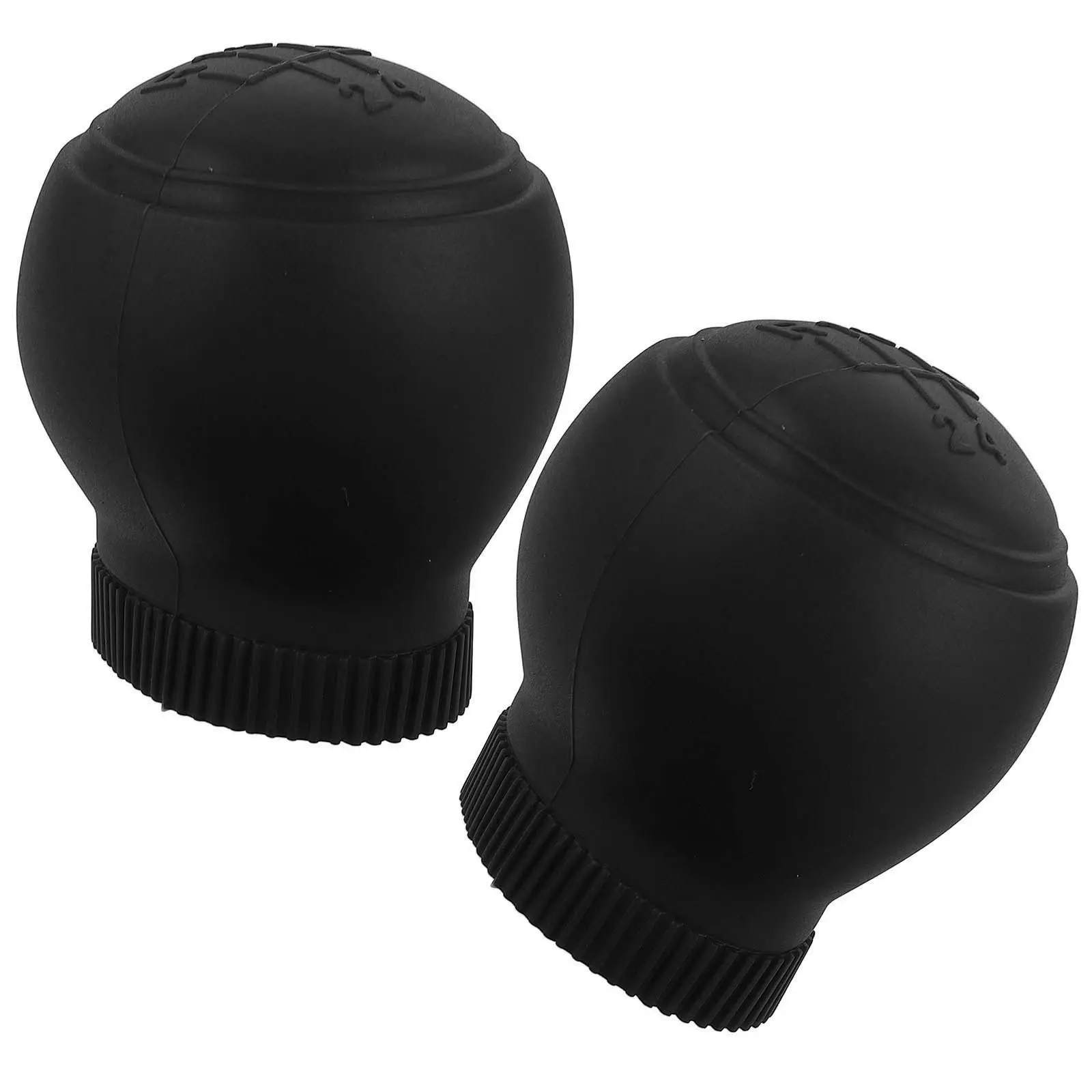 

2Pcs Universal Silicone Gear Shift Knob Cover Red Anti Slip Wear Resistant Manual Car Interior Accessories 5 Speed Gear Shifter