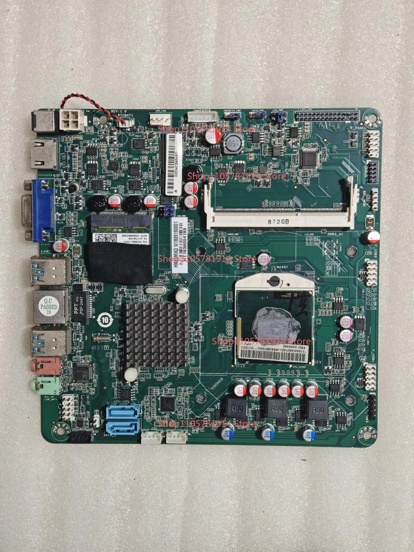 For HM65MIK3 All-in-one Computer Small Main Board, Board U Set, I5-2520M Processor