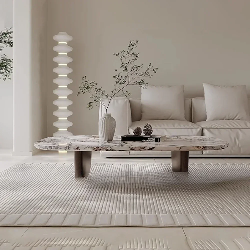

Luxury Decorations Coffee Table Unique Trendy Nordic Modern Coffee Table Marble Designer Table Basse Salon Living Room Furniture
