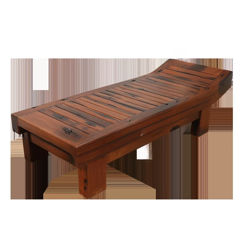 

Old boat wooden concubine chair Solid wood Chinese concubine couch Sofa bed Living room Outdoor beauty couch lazy lying