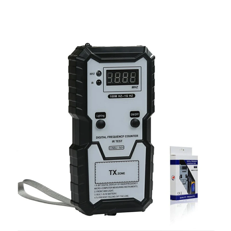 Digital Electronic Remote Control Tester Tools Car IR Infrared Frequency Range 10-1000MHZ Car Key Frequency Tester LS-1