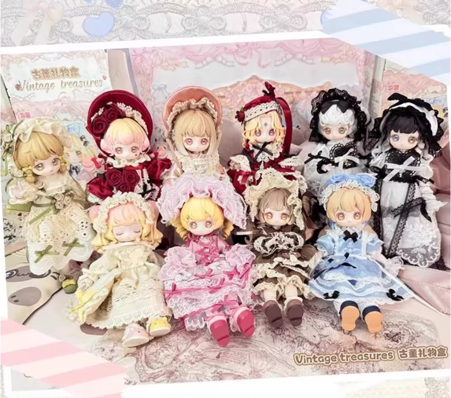 

In Stock Kiseki Vintage Treasures Series Mjd Blind Box 1/12 Bjd Movable Joint Doll Ornament Trendy Kawaii Toy Cute Girl Gift