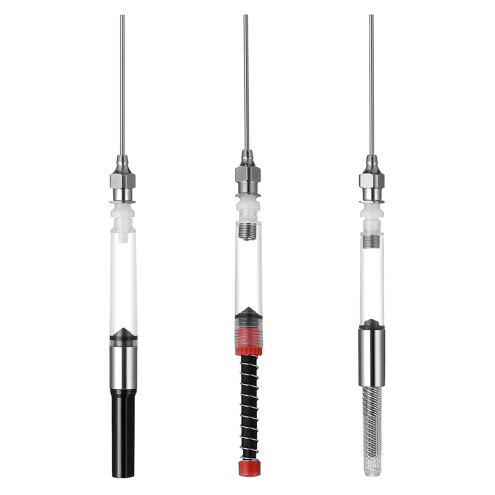 

3Pcs Steel Pen Ink Absorber Premium Material Spring Converter 34Mm 26Mm Easy Clean Lightweight Compact for Fountain Pen Inking