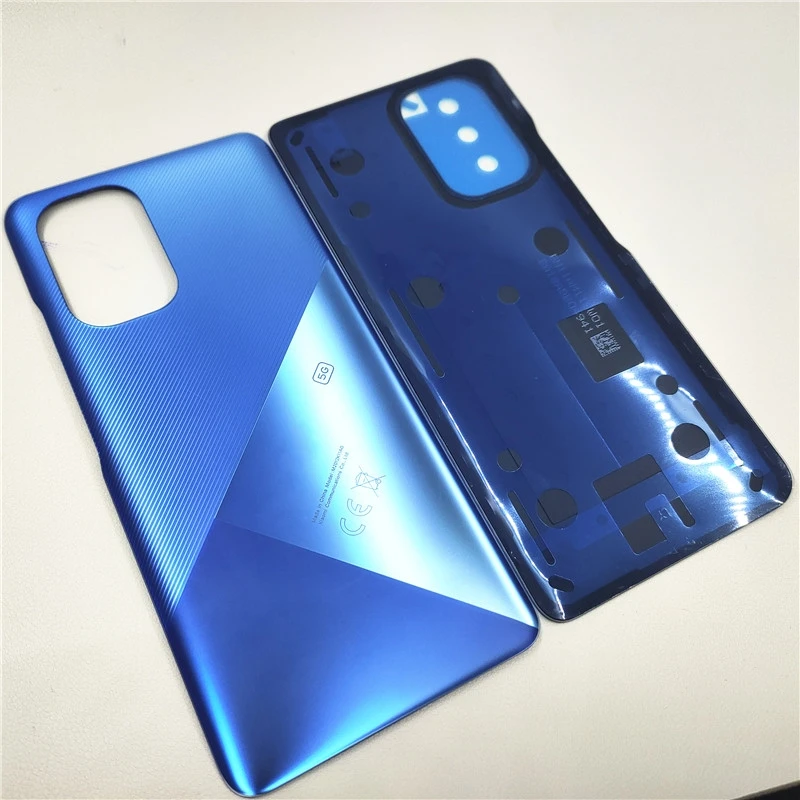 For Xiaomi Poco F3 5G Glass Back Battery Cover Replacement Rear Housing Door Case