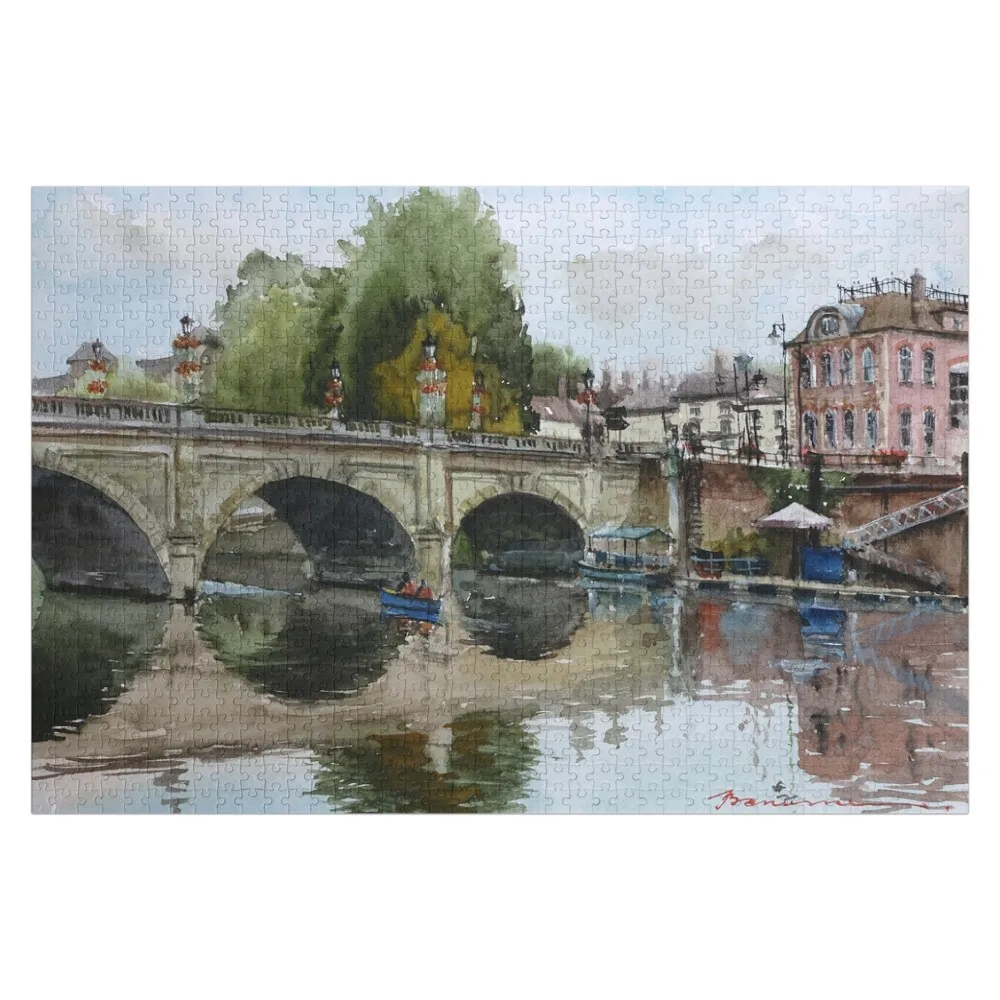 

The Welsh Bridge, Shrewsbury Jigsaw Puzzle Custom Child Custom Photo Christmas Gifts Toys For Children Puzzle